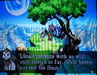 une photo d'Ã©cran de Lunar - Silver Star Story Complete sur Sony Playstation